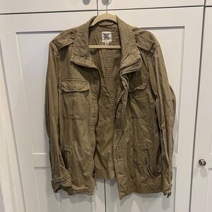 Lucky Brand Men's Military Field Jacket in Olive